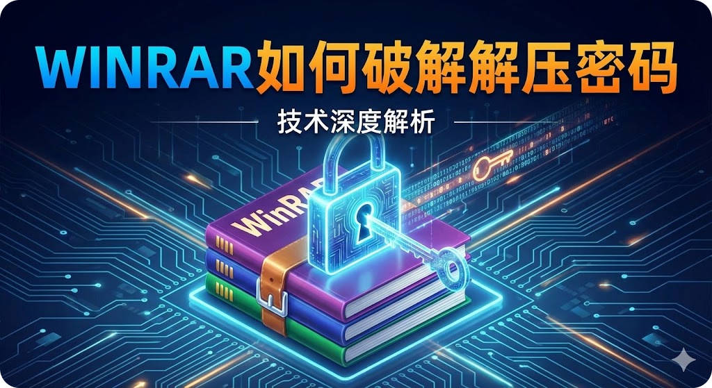 WinRAR 解压密码忘了怎么办