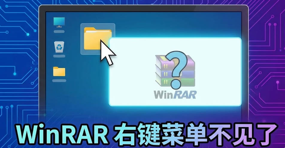 WinRAR 右键菜单不见了