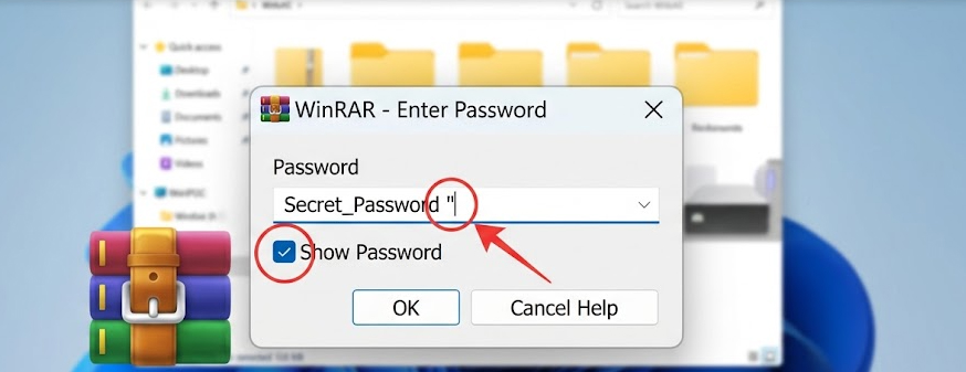 WinRAR解压失败提示“未知错误”
