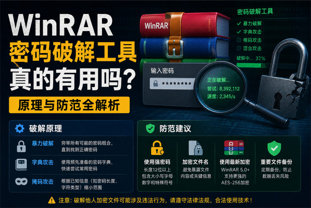 WinRAR密码破解工具真的有用吗