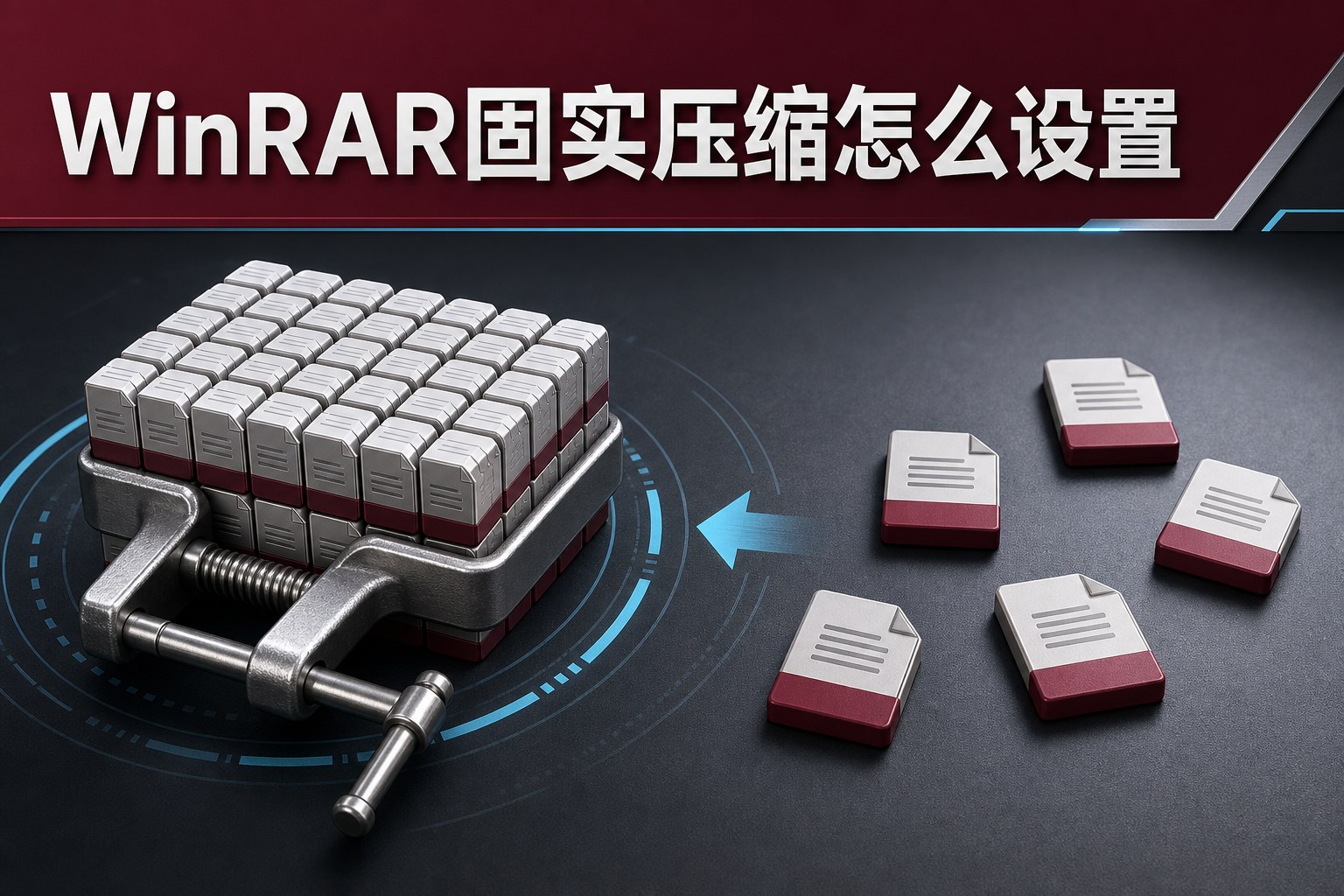 WinRAR固实压缩设置:相似文件合并、压缩率与随机解压对比