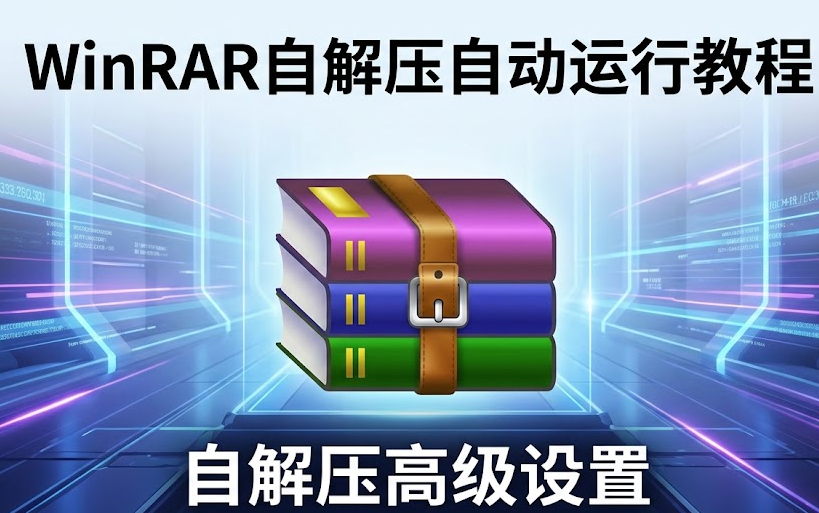 WinRAR自解压完成后怎么自动运行指定程序