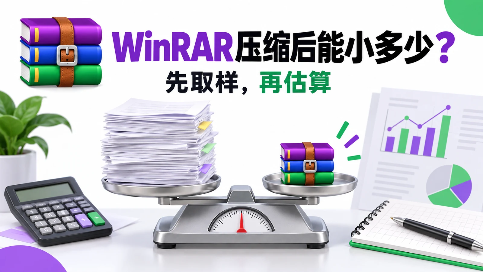 WinRAR压缩前怎么估算大小主题封面